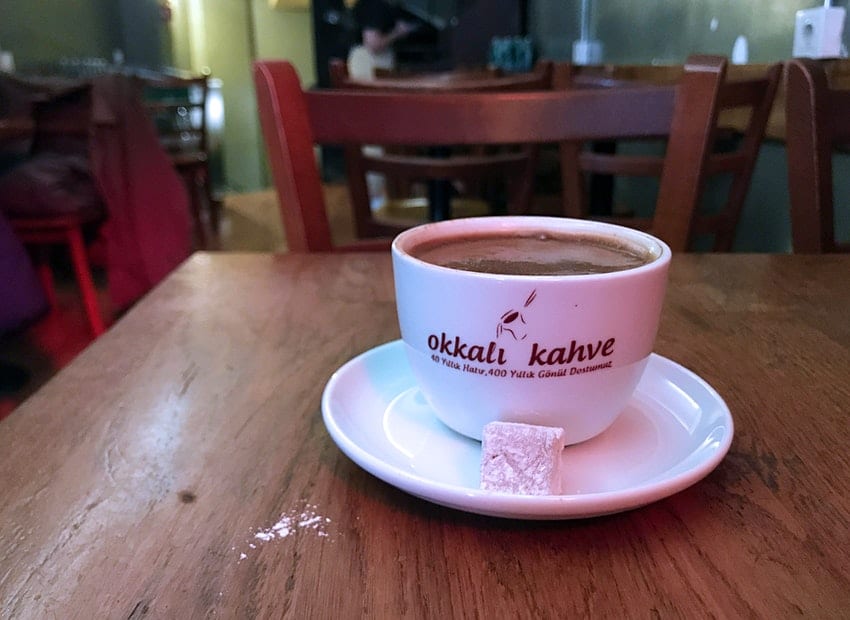 طقوس القهوة التركية